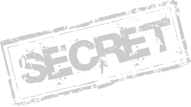 Stamp top secret vector