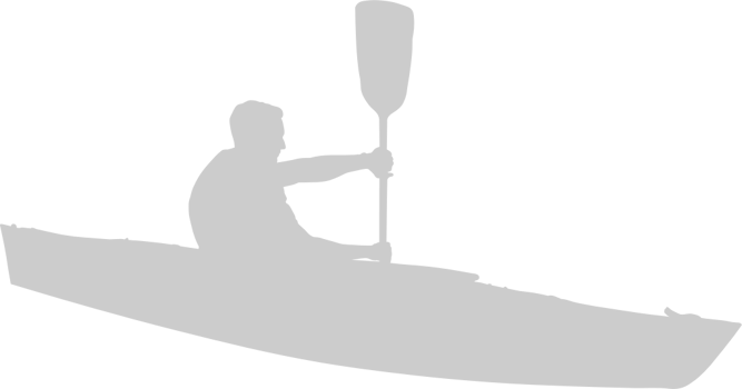 Kayaking vector