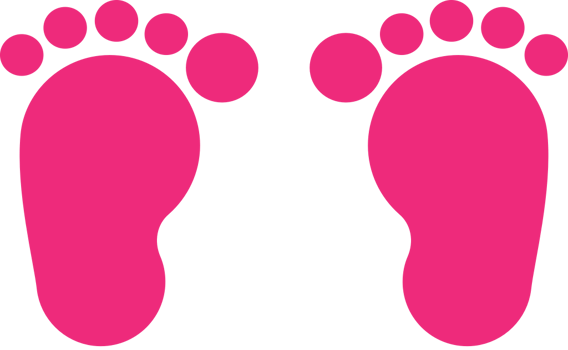 Footprints vector