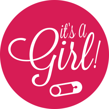 It's A Girl vector