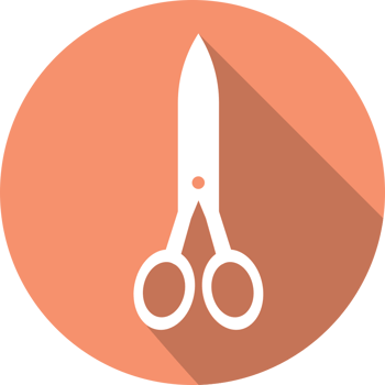 Scissors vector