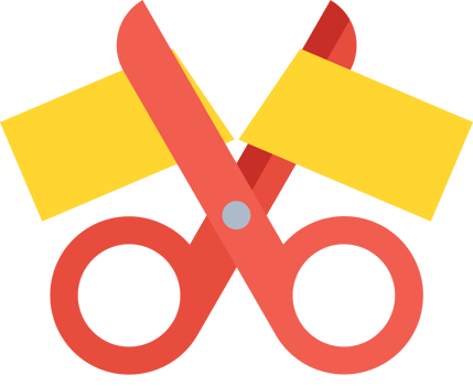 Scissors vector