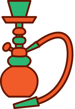 Hookah vector