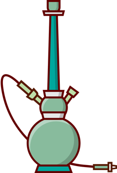 Hookah vector