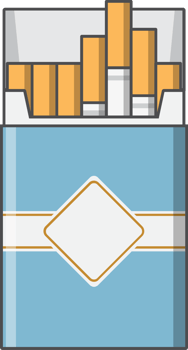 Cigarettes vector