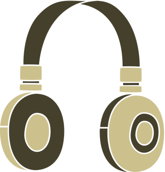 Headphones vector