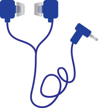 Headphones vector