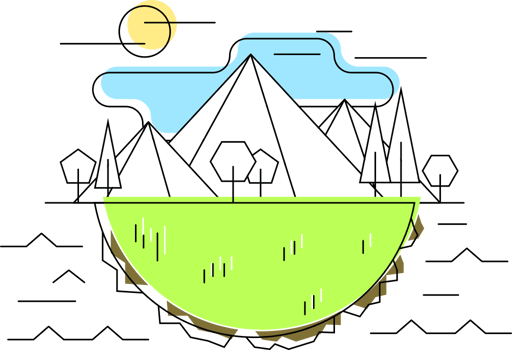 Mountains vector