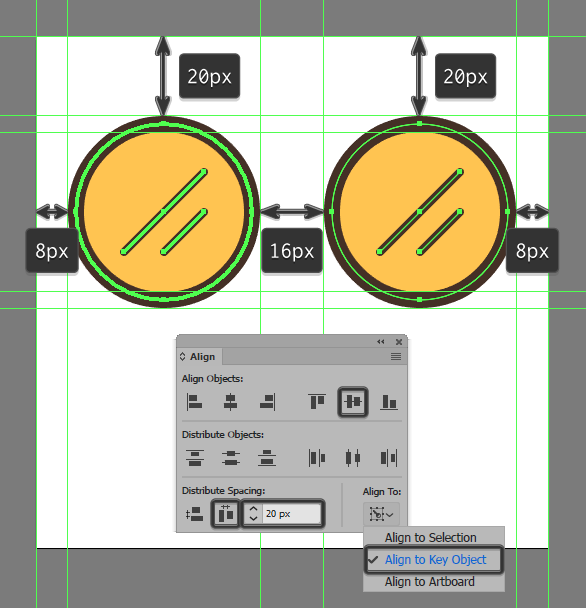 Design John Lennon glasses in Adobe Illustrator CC