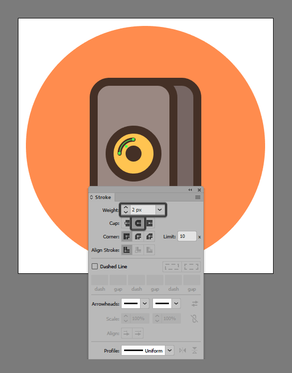 How to illustrate sound system speaker in Adobe