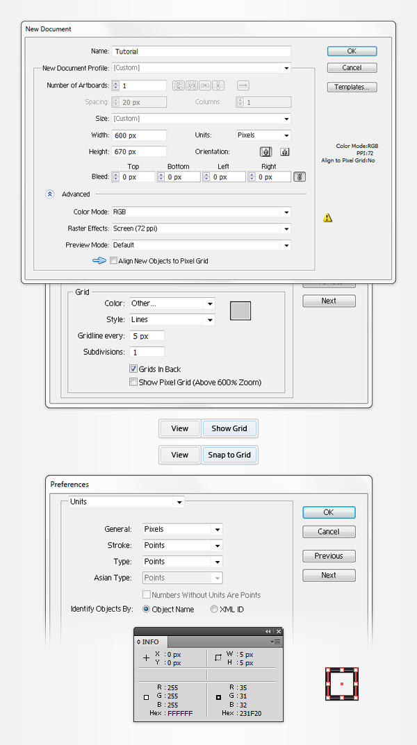 Create a simple contact form with Adobe Illustrator