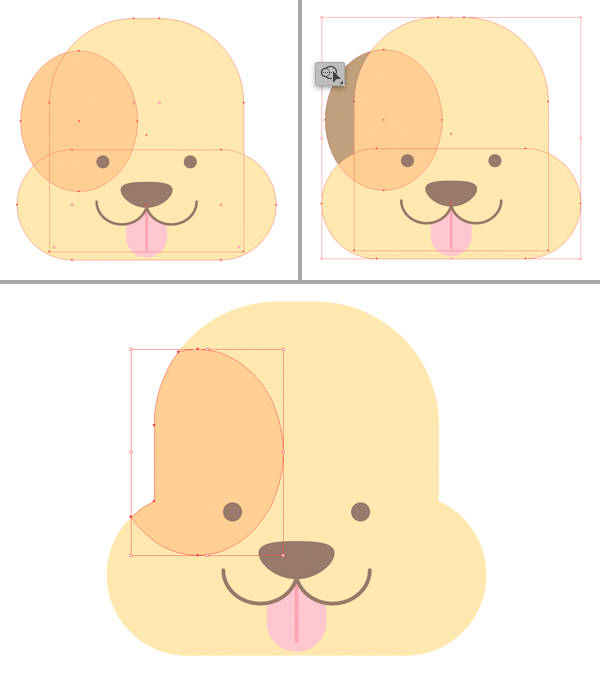 how to illustrate dog in Adobe Illustrator