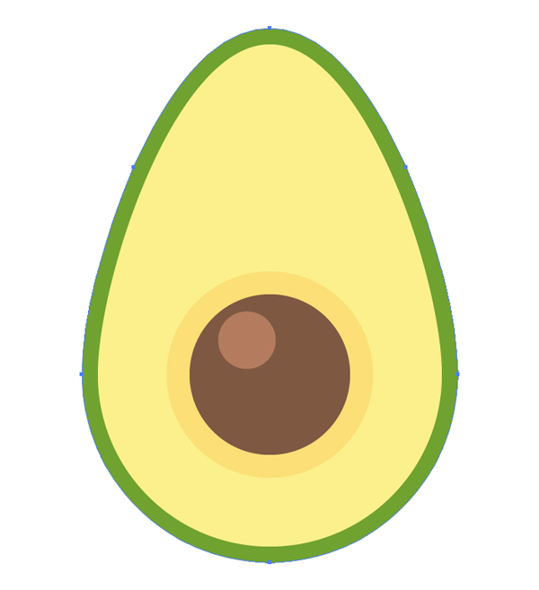 how to design an avocado seamless pattern