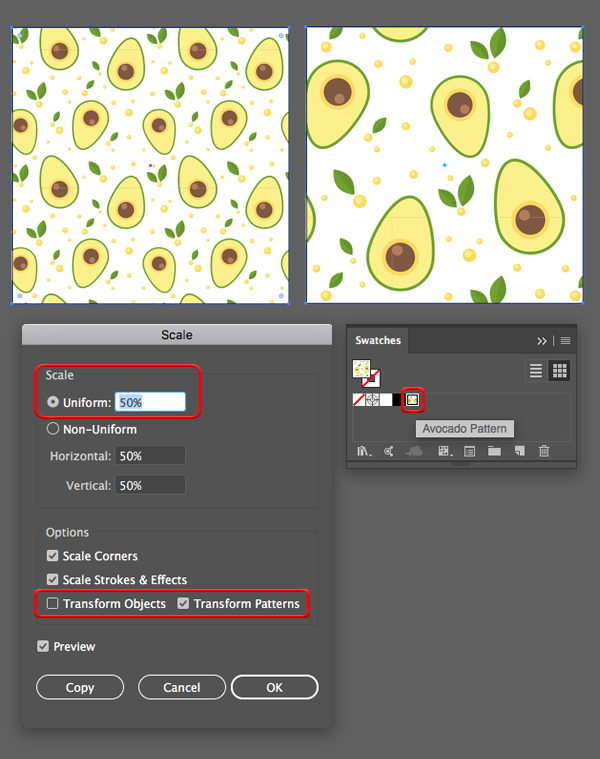 Seamless pattern tutorial Adobe Illustrator