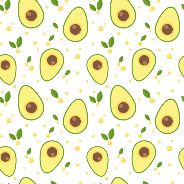 How to design a seamless avocado pattern in Adobe Illustrator