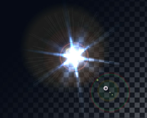 Lens flare vectors