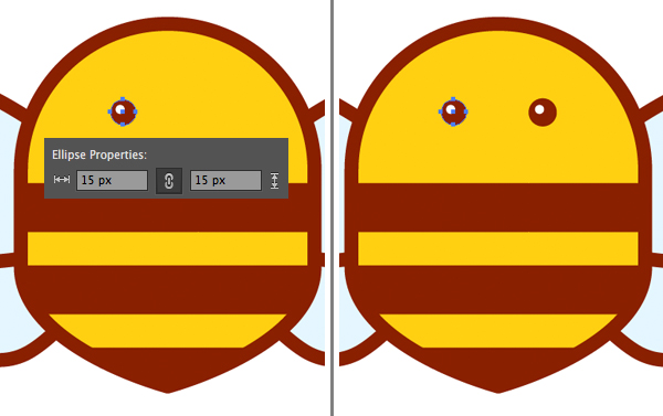 How to illustrate honey bee logo