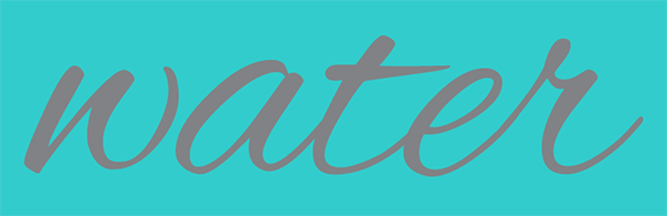 Water font tutorial