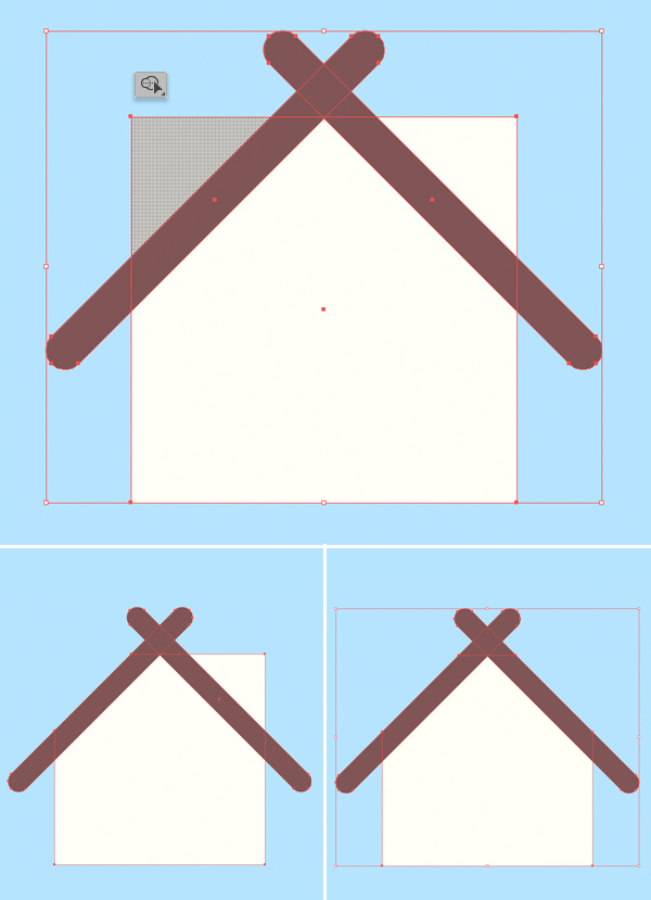 How to draw a birdhouse vector