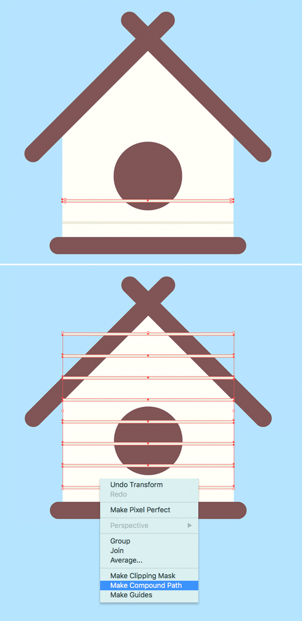 birdhouse illustration how-to