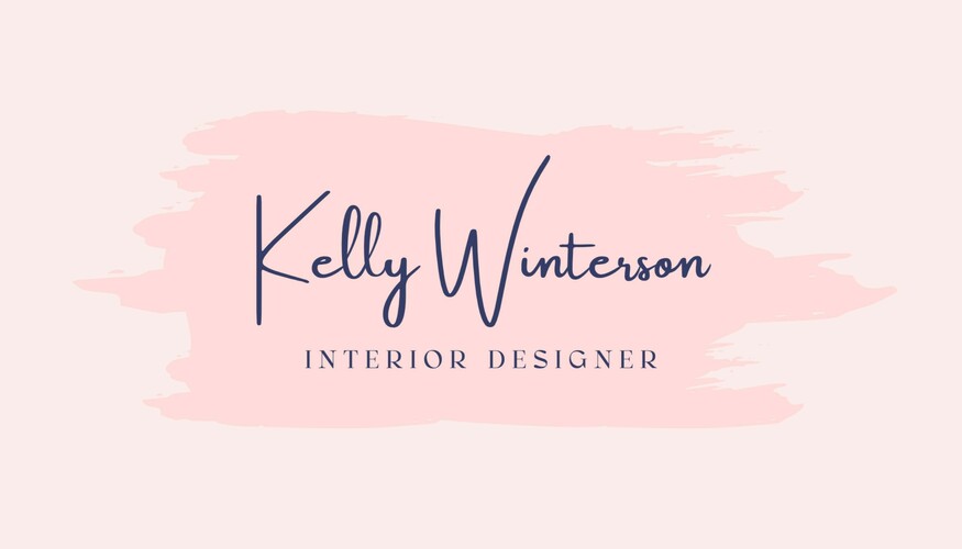Pink Interior Designer Business Card Template