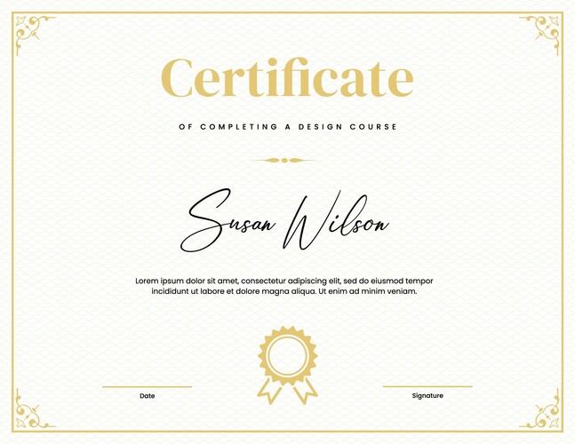 Certificate Template