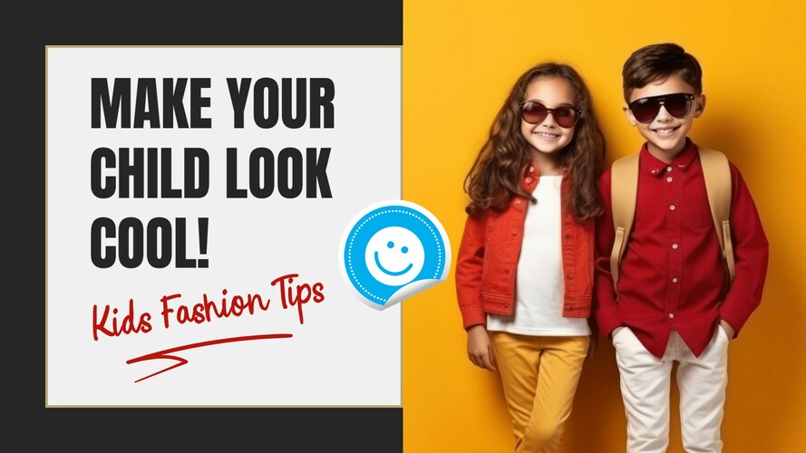 Yellow Kids Fashion Youtube Thumbnail