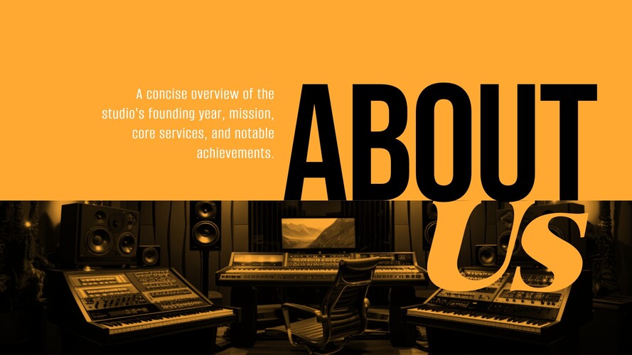 Music Studio Presentation Template