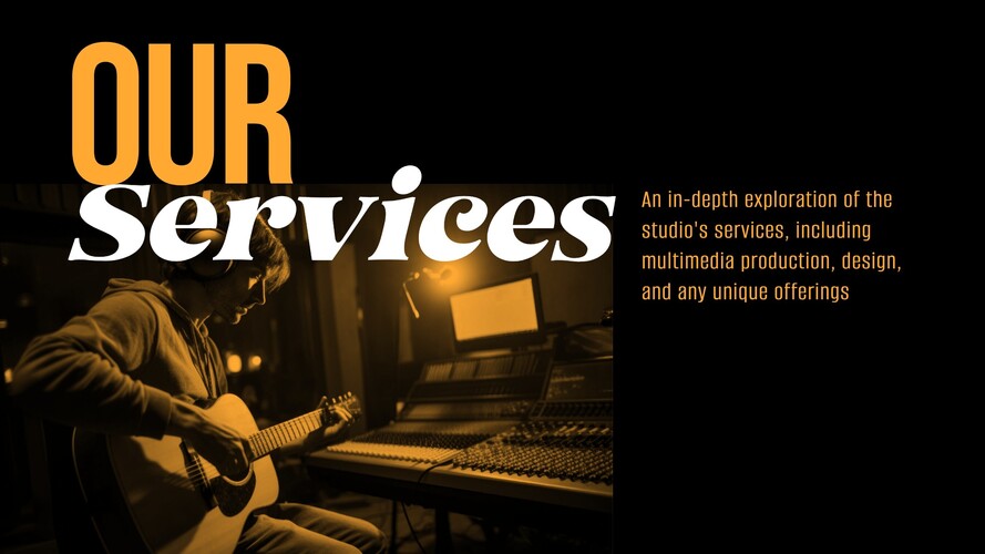 Music Studio Presentation Template