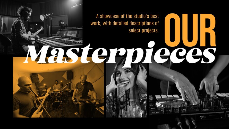 Music Studio Presentation Template