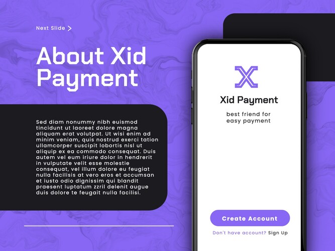 Finance Payment Tech Presentation Template