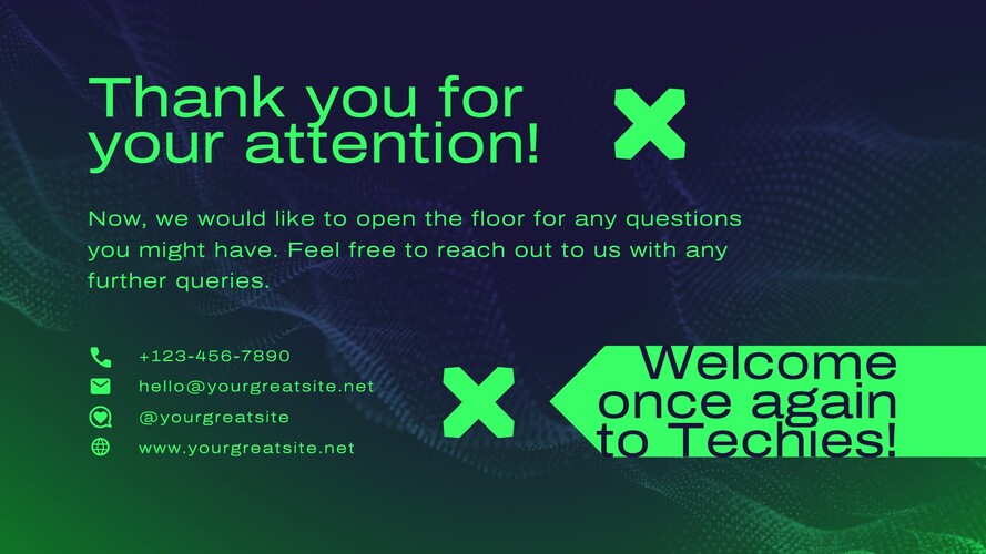 Tech Company New Employee Onboarding Presentation Template