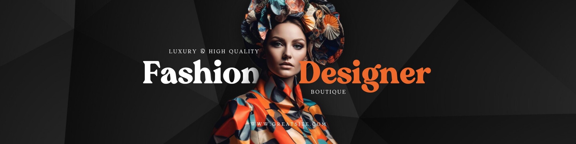 Black Minimalist Fashion Designer Linkedin Banner