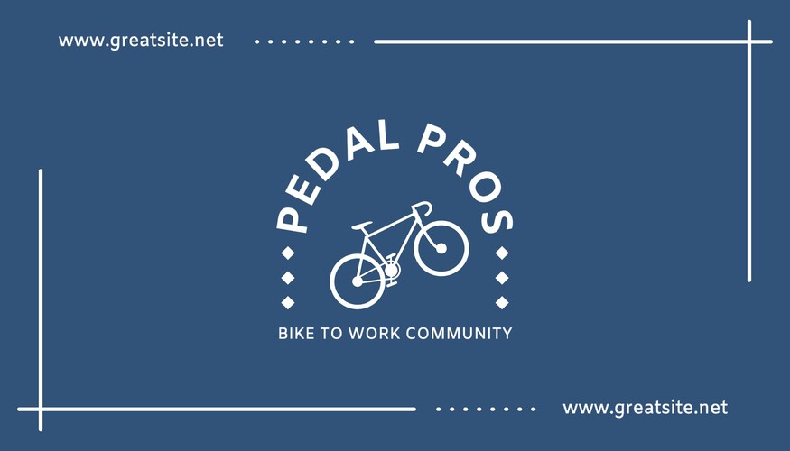 Bike to Work Community Business Card (Horizontal)