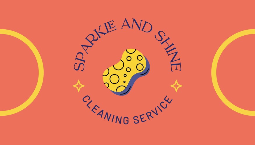 Cleaning Service Business Card Template