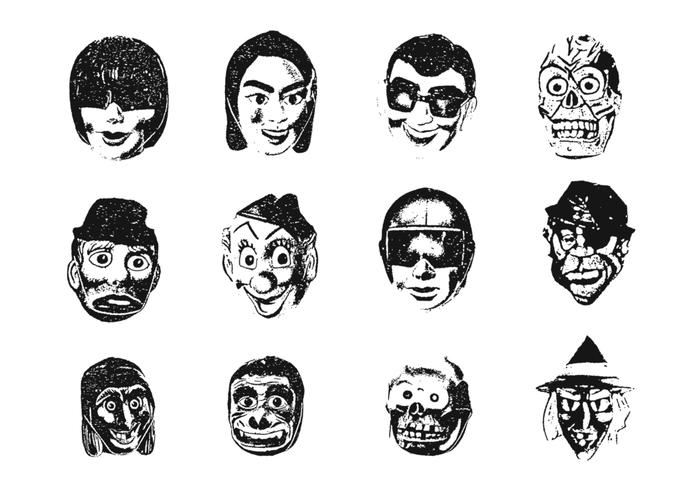 Weird Mask Vector Pack Two Weird Mask Vector Pack Two