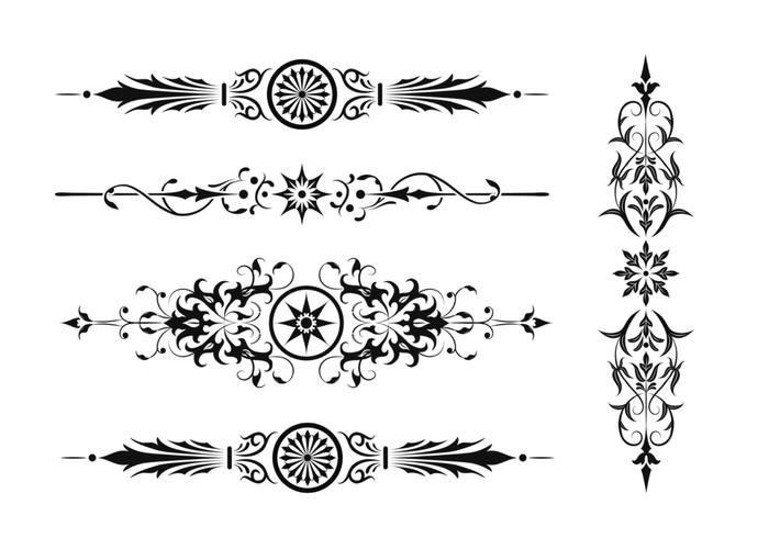 Art Nouveau Border Vector Art Nouveau Border Vector