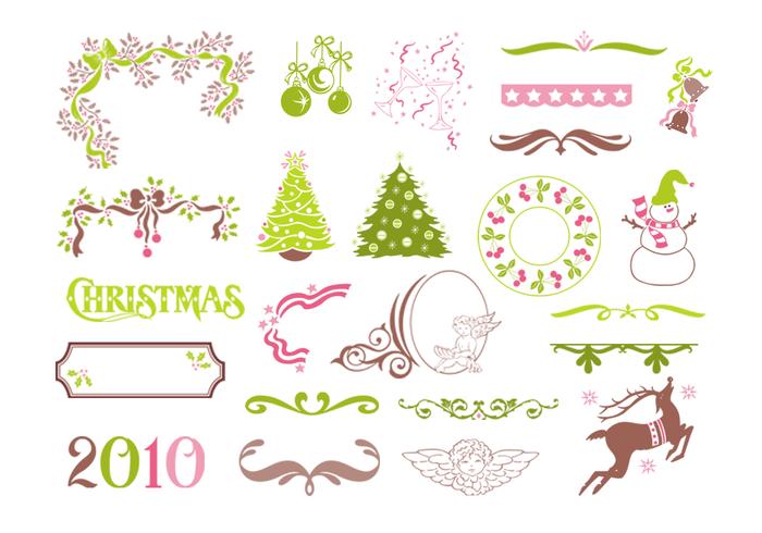 Christmas Vector Elements Pack Christmas Vector Elements Pack