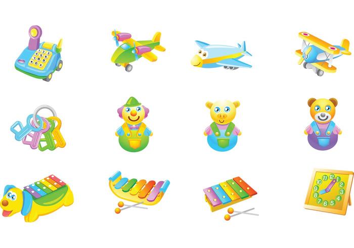 Children's Toy Vector Pack Children's Toy Vector Pack