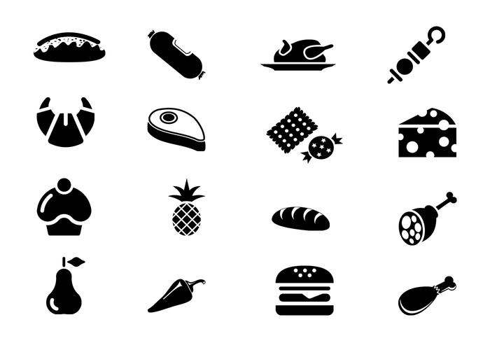 Food Icon Vector Pack Food Icon Vector Pack