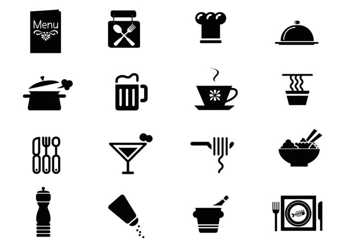 Restaurant Icon Vector Pack Restaurant Icon Vector Pack