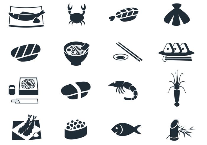 Seafood Icon Vector Pack Seafood Icon Vector Pack