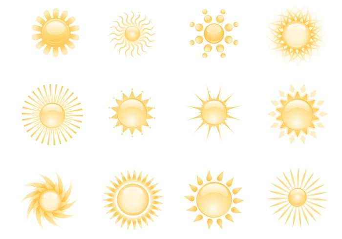 Fiery Suns Vector Pack Fiery Suns Vector Pack