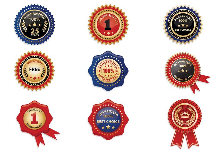 Ribbon Badge Vector Pack Ribbon Badge Vector Pack