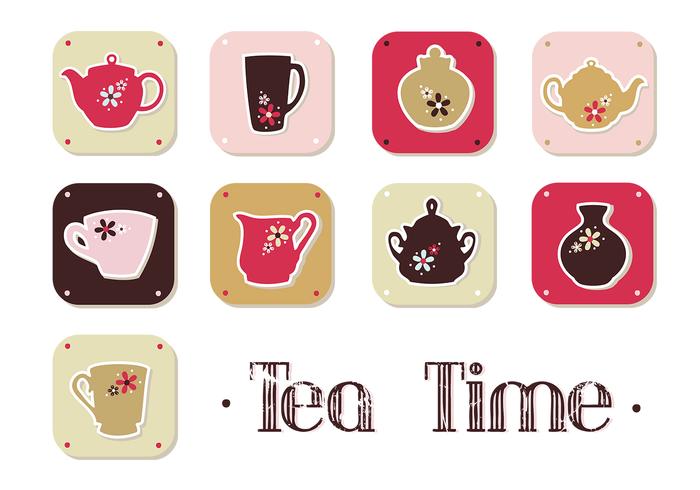 Tea Time Vector Pack Tea Time Vector Pack