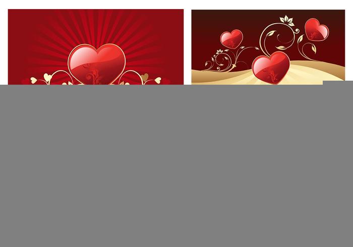 Valentine's Day Hearts Wallpaper Vector Pack Valentine's Day Hearts Wallpaper Vector Pack