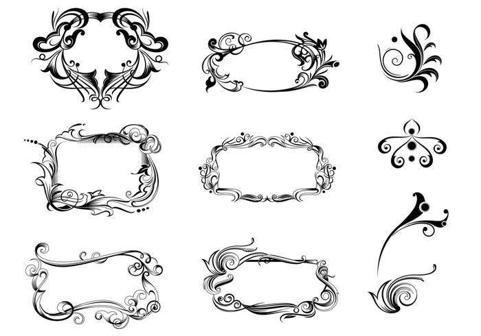 Decorative Ornament Vector Pack Decorative Ornament Vector Pack