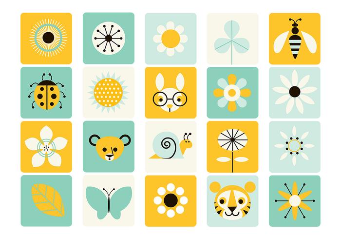 Spring Icon Vector Pack Spring Icon Vector Pack