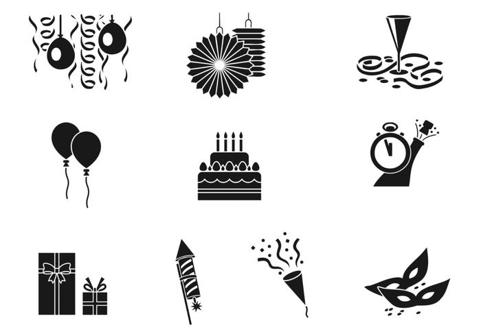 Celebratory Party Vector Pack Celebratory Party Vector Pack