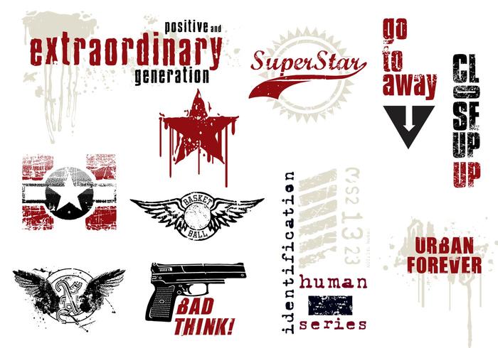 Grunge Urban Vector Elements Pack Grunge Urban Vector Elements Pack